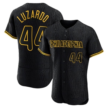 Jesus Luzardo Men's Authentic Philadelphia Phillies Black Snake Skin City Jersey