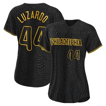 Jesus Luzardo Women's Authentic Philadelphia Phillies Black Snake Skin City Jersey