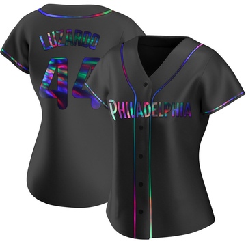 Jesus Luzardo Women's Replica Philadelphia Phillies Black Holographic Alternate Jersey