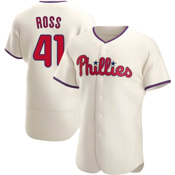 Joe Ross Men's Authentic Philadelphia Phillies Cream Alternate Jersey