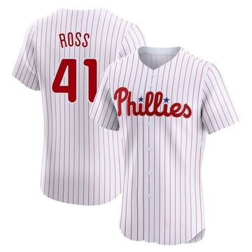 Joe Ross Men's Elite Philadelphia Phillies White Home Jersey