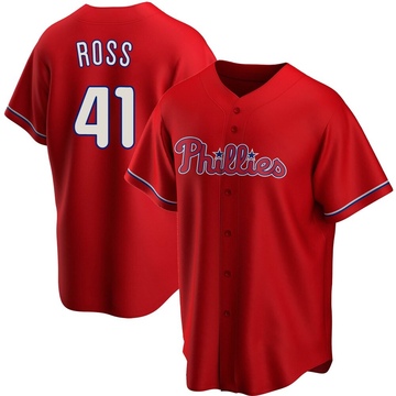 Joe Ross Men's Replica Philadelphia Phillies Red Alternate Jersey