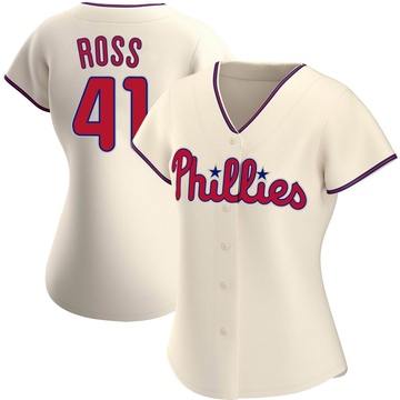 Joe Ross Women's Authentic Philadelphia Phillies Cream Alternate Jersey