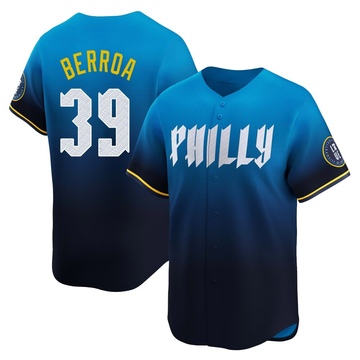 Steward Berroa Youth Limited Philadelphia Phillies Blue 2024 City Connect Jersey