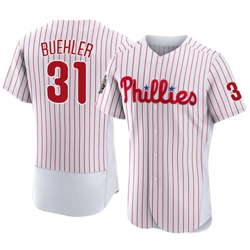 Walker Buehler Men's Authentic Philadelphia Phillies White 2022 World Series Home Jersey
