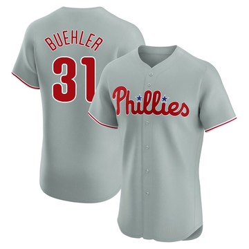 Walker Buehler Men's Elite Philadelphia Phillies Gray Road Jersey