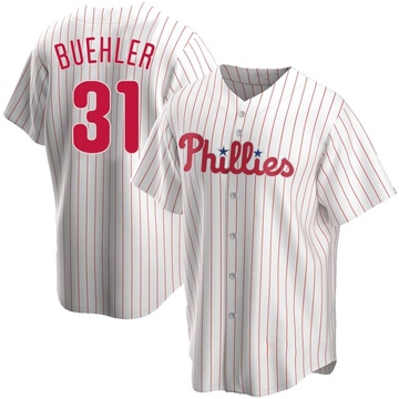 Walker Buehler Men's Replica Philadelphia Phillies White Home Jersey
