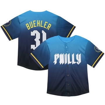 Walker Buehler Toddler Limited Philadelphia Phillies Blue 2024 City Connect Jersey
