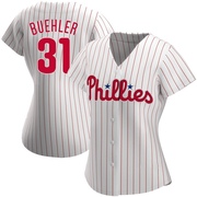 Walker Buehler Women's Authentic Philadelphia Phillies White Home Jersey