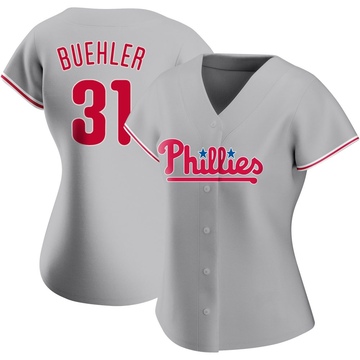 Walker Buehler Women's Replica Philadelphia Phillies Gray Road Jersey