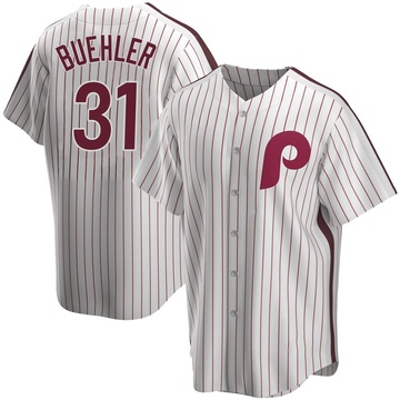 Walker Buehler Youth Replica Philadelphia Phillies White Home Cooperstown Collection Jersey